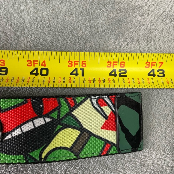 Bioworld Teenage Mutant Ninja Turtles Belt TMNT Adjustable Buckle Men’s Medium - Picture 13 of 16
